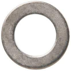 Made in USA - 0.03" Thick, 3/8" Inside x 5/8" OD, Round Shim - 5/16" Screw, Uncoated 316 Stainless Steel - Eagle Tool & Supply