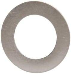 Made in USA - 0.005" Thick, 3/8" Inside x 5/8" OD, Round Shim - 5/16" Screw, Uncoated 316 Stainless Steel - Eagle Tool & Supply