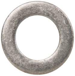 Made in USA - 0.06" Thick, 3/8" Inside x 5/8" OD, Round Shim - 5/16" Screw, Uncoated 316 Stainless Steel - Eagle Tool & Supply