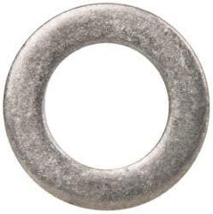 Made in USA - 0.06" Thick, 3/8" Inside x 5/8" OD, Round Shim - 5/16" Screw, Uncoated 316 Stainless Steel - Eagle Tool & Supply