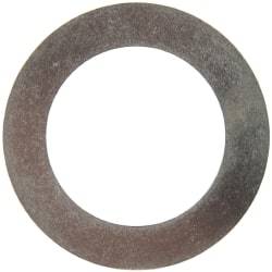 Made in USA - 0.01" Thick, 1" Inside x 1-1/2" OD, Round Shim - 7/8" Screw, Uncoated 316 Stainless Steel - Eagle Tool & Supply