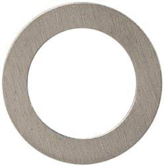 Made in USA - 0.005" Thick, 1/4" Inside x 3/8" OD, Shortening Shim - #12 Screw, Uncoated 300 Stainless Steel - Eagle Tool & Supply
