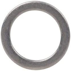 Made in USA - 0.032" Thick, 0.314" Inside x 7/16" OD, Shortening Shim - 1/4" Screw, Uncoated 300 Stainless Steel - Eagle Tool & Supply