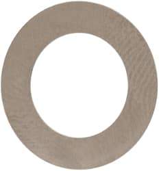 Made in USA - 0.1mm Thick, 10mm Inside x 16mm OD, Round Shim - 3/8" Screw, Uncoated 302/304 Stainless Steel - Eagle Tool & Supply