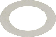 Made in USA - 0.1mm Thick, 12mm Inside x 18mm OD, Round Shim - 7/16" Screw, Uncoated 302/304 Stainless Steel - Eagle Tool & Supply