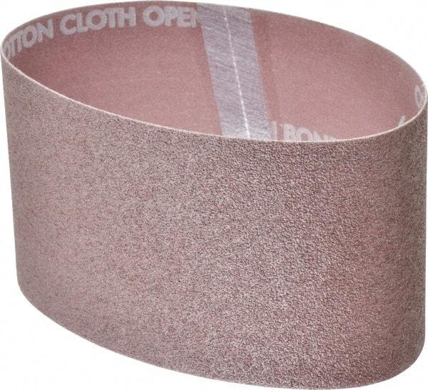 Norton - 3-1/2" Wide x 15-1/2" OAL, 60 Grit, Aluminum Oxide Abrasive Belt - Aluminum Oxide, Medium, Coated, X Weighted Cloth Backing, Series R228 - Eagle Tool & Supply