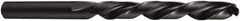 DORMER - 7mm 118° High Speed Steel Jobber Drill - Oxide Finish, Left Hand Cut, Spiral Flute, Straight Shank, 109mm OAL - Eagle Tool & Supply