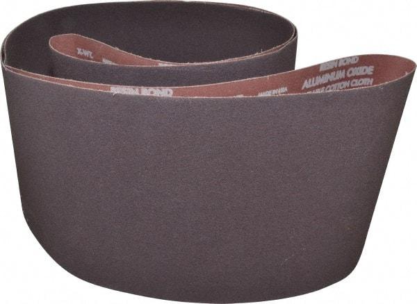 Norton - 8" Wide x 107" OAL, 50 Grit, Aluminum Oxide Abrasive Belt - Aluminum Oxide, Coarse, Coated, X Weighted Cloth Backing, Series R228 - Eagle Tool & Supply