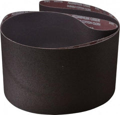 Norton - 8" Wide x 107" OAL, 60 Grit, Aluminum Oxide Abrasive Belt - Aluminum Oxide, Medium, Coated, X Weighted Cloth Backing, Series R228 - Eagle Tool & Supply