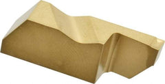 Kennametal - 3094NGD K Grade KC850, 2.39mm Cutting Width Carbide Grooving Insert - 6.35mm Max Depth of Cut, Right Hand, 0.19mm Corner Radius, TiC/TiCN/TiN Finish - Eagle Tool & Supply