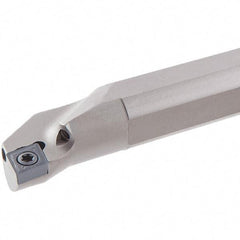 Iscar - 20mm Min Bore Diam, 180mm OAL, 16mm Shank Diam, S-SCLC Indexable Boring Bar - 45mm Max Bore Depth, CC.T 09T3.. Insert, Screw Holding Method - Eagle Tool & Supply