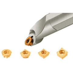 Iscar - 20mm Min Bore Diam, 180mm OAL, 16mm Shank Diam, S-SUXC-CM Indexable Boring Bar - 45mm Max Bore Depth, C/QC95MT 1005.., RC90MT 1205, SC45MT 1005.. Insert, Screw Holding Method - Eagle Tool & Supply