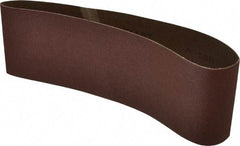 Tru-Maxx - 4" Wide x 24" OAL, 150 Grit, Aluminum Oxide Abrasive Belt - Aluminum Oxide, Very Fine, Coated - Eagle Tool & Supply