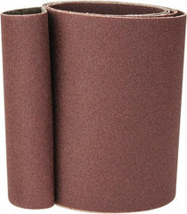 Tru-Maxx - 4" Wide x 54" OAL, 180 Grit, Aluminum Oxide Abrasive Belt - Aluminum Oxide, Very Fine, Coated, X Weighted Cloth Backing - Eagle Tool & Supply