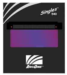 ArcOne - 4-1/2" Wide x 5-1/4" High, Lens Shade 9, Auto-Darkening Lens - 0.2" Thick, Green, Vertical Mount - Eagle Tool & Supply