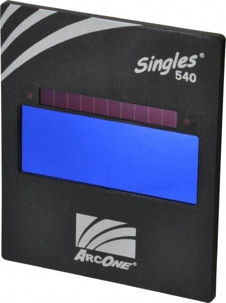 ArcOne - 4-1/2" Wide x 5-1/4" High, Lens Shade 11, Auto-Darkening Lens - 0.2" Thick, Green, Vertical Mount - Eagle Tool & Supply
