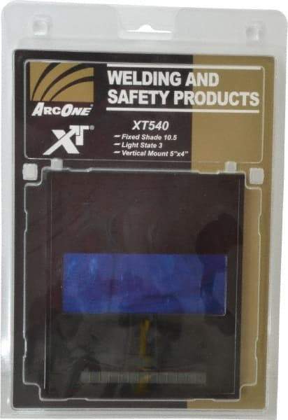 ArcOne - 4-1/2" Wide x 5-1/4" High, Lens Shade 3 to 10, Auto-Darkening Lens - 0.2" Thick, Green, Vertical Mount - Eagle Tool & Supply