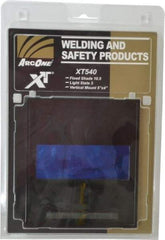 ArcOne - 4-1/2" Wide x 5-1/4" High, Lens Shade 3 to 10, Auto-Darkening Lens - 0.2" Thick, Green, Vertical Mount - Eagle Tool & Supply