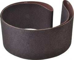 Norton - 4" Wide x 54" OAL, 40 Grit, Aluminum Oxide Abrasive Belt - Aluminum Oxide, Coarse, Coated, X Weighted Cloth Backing, Series R228 - Eagle Tool & Supply