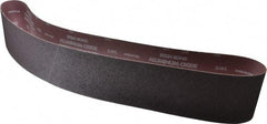 Norton - 4" Wide x 54" OAL, 50 Grit, Aluminum Oxide Abrasive Belt - Aluminum Oxide, Coarse, Coated, X Weighted Cloth Backing, Series R228 - Eagle Tool & Supply