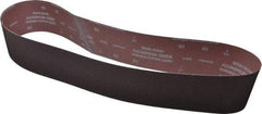 Norton - 4" Wide x 54" OAL, 80 Grit, Aluminum Oxide Abrasive Belt - Aluminum Oxide, Medium, Coated, X Weighted Cloth Backing, Series R228 - Eagle Tool & Supply