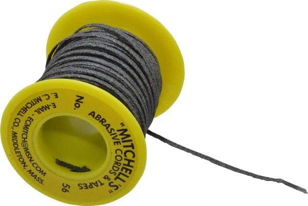 Made in USA - 3/32" Wide, 180 Grit Aluminum Oxide Abrasive Tape - 50' Long, Very Fine Grade - Eagle Tool & Supply
