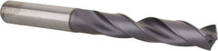 Kennametal - 29/64" 140° Solid Carbide Jobber Drill - TiAlN Finish, Right Hand Cut, Spiral Flute, Straight Shank, 4.6457" OAL, Standard Point - Eagle Tool & Supply
