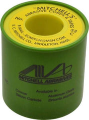 Made in USA - 0.07" Wide, 180 Grit Silicon Carbide Abrasive Cord - 50' Long, Fine Grade - Eagle Tool & Supply