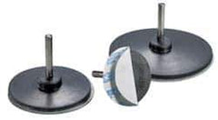 Merit Abrasives - 3" Diam Adhesive/PSA Disc Backing Pad - 1/4" Shank Diam, 10,000 RPM - Eagle Tool & Supply