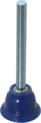 Value Collection - 1/2" Diam Adhesive/PSA Disc Backing Pad - 1/8" Shank Diam, 18,000 RPM - Eagle Tool & Supply