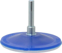 Value Collection - 3" Diam Adhesive/PSA Disc Backing Pad - 1/4" Shank Diam, 10,000 RPM - Eagle Tool & Supply