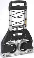 Wesco Industrial Products - 110 Lb Capacity 41" OAH Hand Truck - Single Grip Handle, Aluminum & Plastic - Eagle Tool & Supply