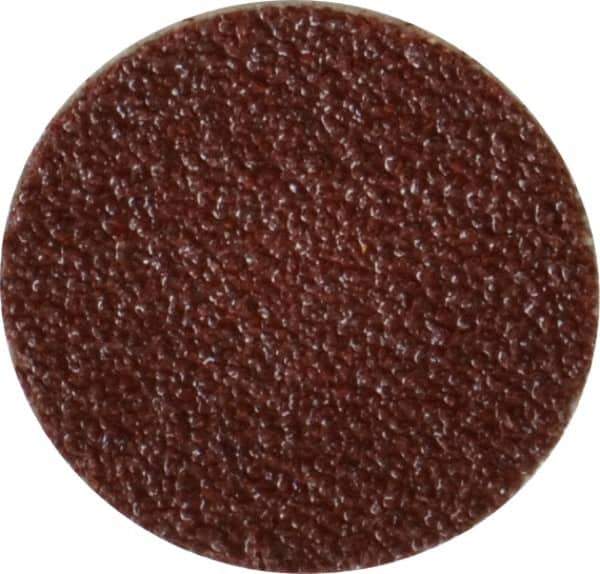 Made in USA - 3/4" Diam, 80 Grit Aluminum Oxide Adhesive PSA Disc - Medium Grade, Cloth Backing, For Low Speed Dual-Action Sanders, Random Orbital Sanders - Eagle Tool & Supply