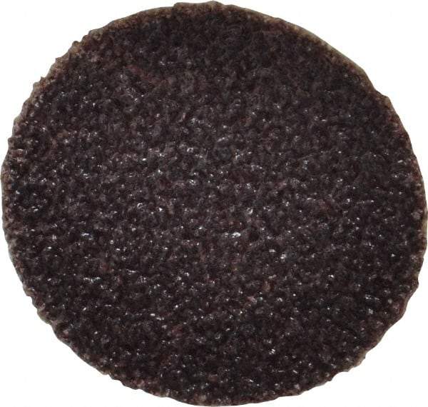 Made in USA - 1" Diam, 60 Grit Aluminum Oxide Adhesive PSA Disc - Medium Grade, Cloth Backing, For Low Speed Dual-Action Sanders, Random Orbital Sanders - Eagle Tool & Supply