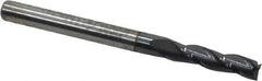 SGS - 1/8", 1/2" LOC, 1/8" Shank Diam, 1-1/2" OAL, 3 Flute, Solid Carbide Square End Mill - Single End, AlTiN Finish, Spiral Flute, 30° Helix, Centercutting, Right Hand Cut, Right Hand Flute, Series 5 - Eagle Tool & Supply