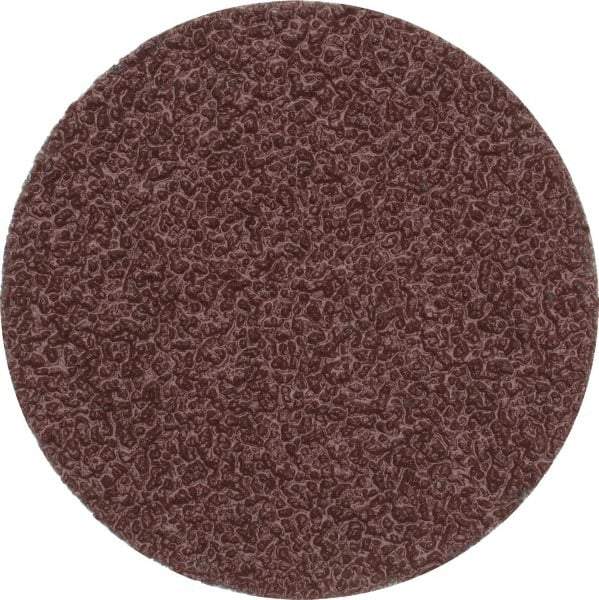 Made in USA - 3" Diam, 24 Grit Aluminum Oxide Adhesive PSA Disc - Very Coarse Grade, X Weighted Cloth Backing, For Low Speed Dual-Action Sanders, Random Orbital Sanders - Eagle Tool & Supply