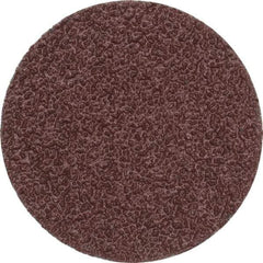 Made in USA - 3" Diam, 24 Grit Aluminum Oxide Adhesive PSA Disc - Very Coarse Grade, X Weighted Cloth Backing, For Low Speed Dual-Action Sanders, Random Orbital Sanders - Eagle Tool & Supply