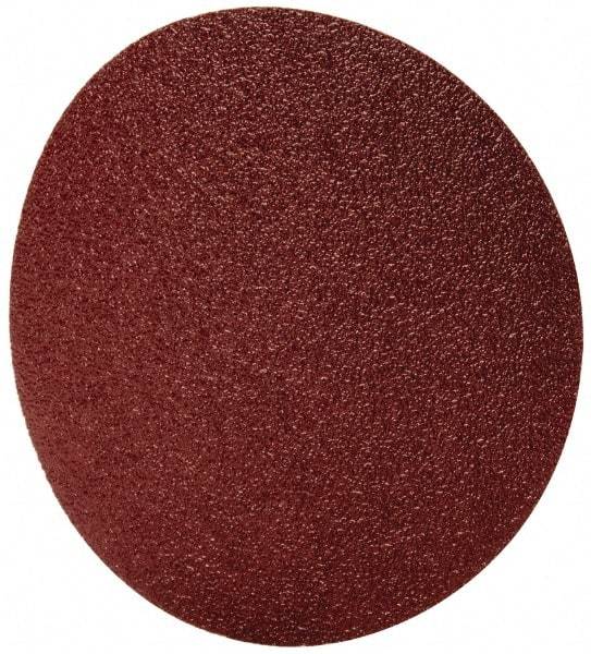 Made in USA - 8" Diam, 40 Grit Aluminum Oxide Adhesive PSA Disc - Coarse Grade, X Weighted Cloth Backing, For Low Speed Dual-Action Sanders, Random Orbital Sanders - Eagle Tool & Supply