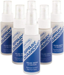 Accu-Finish - 2 oz Diamond Spray Compound - 100,000 Grit, Clear, Use on Ceramic - Eagle Tool & Supply