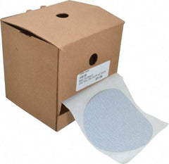 Made in USA - 6" Diam, 150 Grit Silicon Carbide Adhesive PSA Disc - Very Fine Grade, B Weighted Paper Backing, For Low Speed Dual-Action Sanders, Random Orbital Sanders - Eagle Tool & Supply