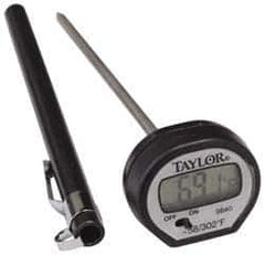 Taylor - -40 to 302°F Pocket Digital Thermometer - LCD Display, 1.5 Volts - Eagle Tool & Supply