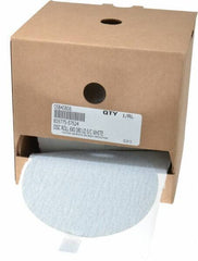 Made in USA - 6" Diam, 80 Grit Silicon Carbide Adhesive PSA Disc - Medium Grade, B Weighted Paper Backing, For Low Speed Dual-Action Sanders, Random Orbital Sanders - Eagle Tool & Supply