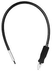 Dico - 52" Long x 3/8-24 Thread Size Flexible Motor Shaft - Compatible with 1/4" Shaft Diam, Converts Drill & Bench Motors to Flex Shaft - Eagle Tool & Supply