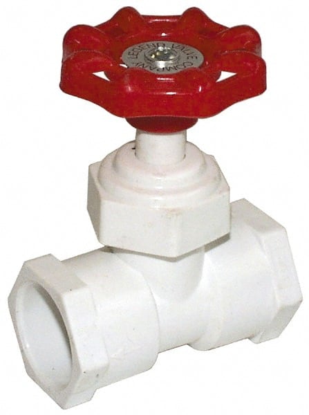 Legend Valve - 3/4" Pipe, 100 psi WOG Rating, PVC, Stop Valve - Exact Industrial Supply