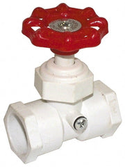 Legend Valve - 3/4" Pipe, 100 psi WOG Rating, PVC Stop & Waste Valve - Eagle Tool & Supply