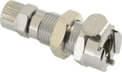 CPC Colder Products - 1/4" Outside Diam, Chrome Plated Brass Push-to-Connect Female Connector - 250 Max psi, Buna Nitrile O-Ring - Eagle Tool & Supply