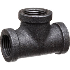 Black Pipe Fittings; Fitting Type: Coupling; Fitting Size: 3/4″; Material: Malleable Iron; Finish: Black; Fitting Shape: Tee; Thread Standard: BSPT; Connection Type: Threaded; Lead Free: No; Standards: ASTM A197; BS EN 1562