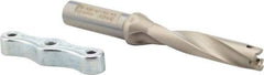 Iscar - 0.551 to 0.567" Diam, 5xD, 2-3/4" Max Depth, 5/8" Shank Diam, 5.4" OAL, Replaceable Tip Drill - IDI-SG, IDI-SK Insert, DCM Toolholder, Series ChamDrill - Eagle Tool & Supply