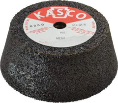Made in USA - 6" Diam, 2" Overall Thickness, 62 Grit, Type 11 Tool & Cutter Grinding Wheel - Medium Grade, Aluminum Oxide, Q Hardness, 6,050 RPM - Eagle Tool & Supply