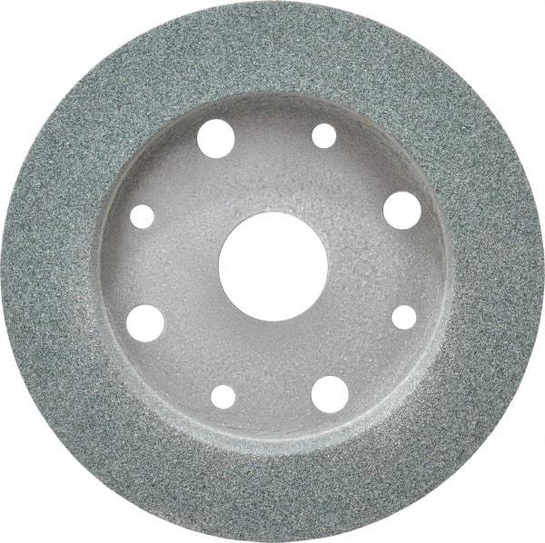 Norton - 6" Diam, 4" Hole Size, 1" Overall Thickness, 60 Grit, Type 2 Tool & Cutter Grinding Wheel - Medium Grade, Silicon Carbide, I Hardness, Vitrified Bond, 3,600 RPM - Eagle Tool & Supply